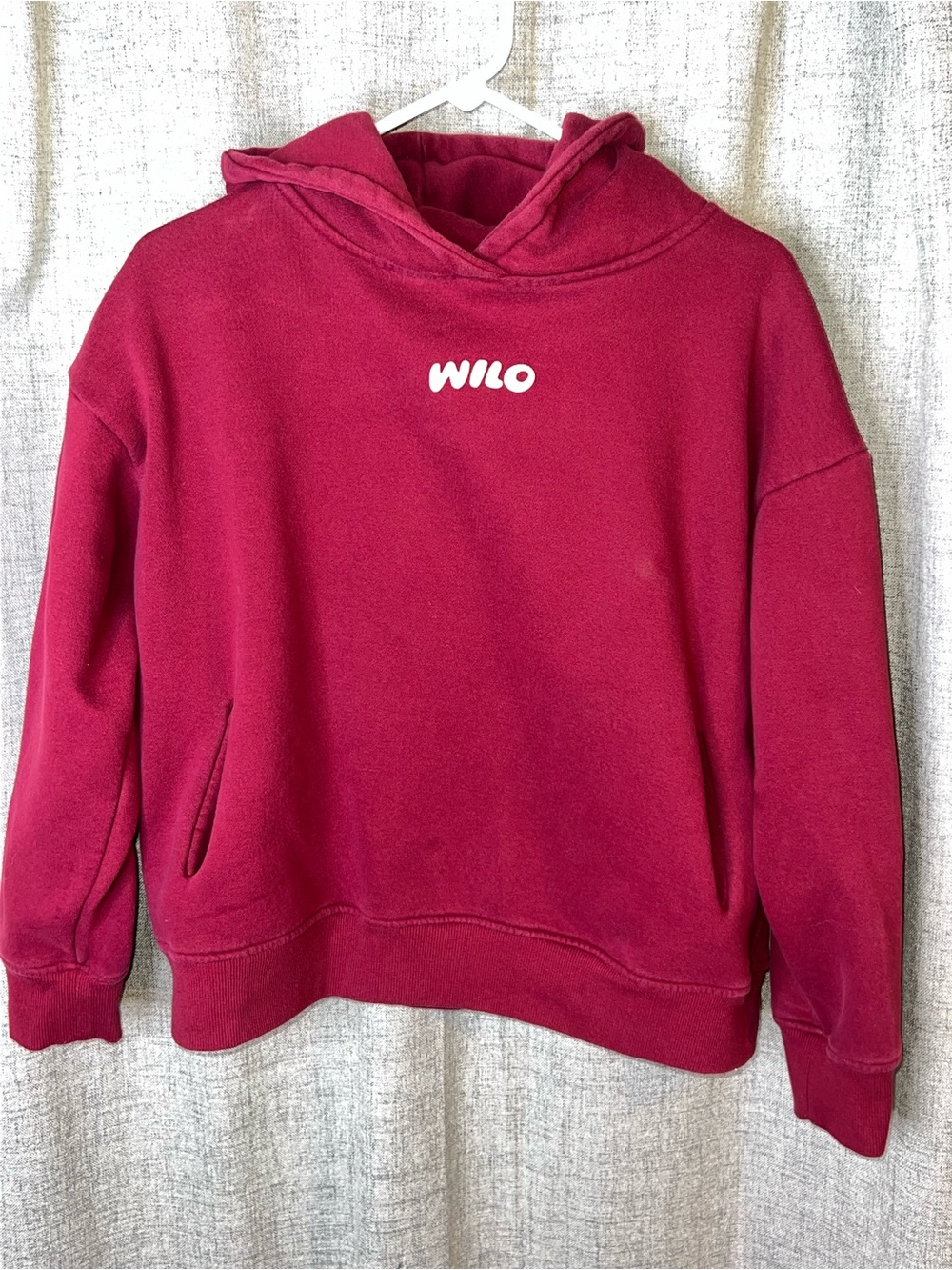 Wilo The Label Athleisure Cozy Hooded Sweatshirt Wilo Wellness Club Size Small
